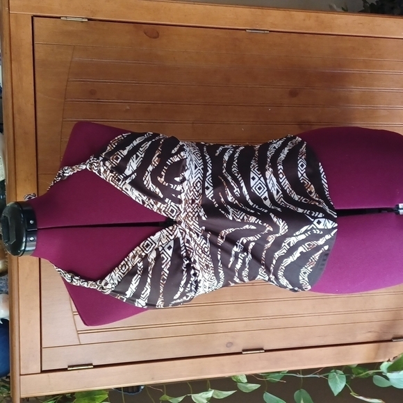 Faded Glory Swim Suit Halter Top - Picture 1 of 7